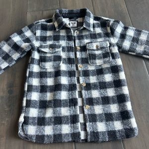 NWT cotton on kids flannel shacket
